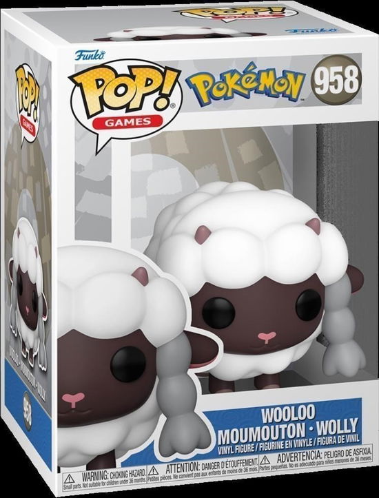 Cover for Funko · Pokemon POP! Games Vinyl Figur Wooloo (EMEA) 9 cm (Legetøj) (2024)