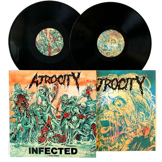 Cover for Atrocity · Infected &amp; Early Demos (LP) (2020)