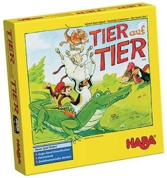 Cover for Speelgoed | Wooden Toys · Tier auf Tier (Spiel).4478 (Book)