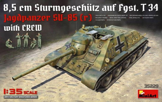 Cover for MiniArt · Jagdpanzer Su-85  R  W/crew (Toys)