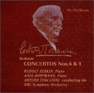 Cover for Arturo Toscanini · Beethoven: Piano Concertos Nos.1 (CD) (2008)