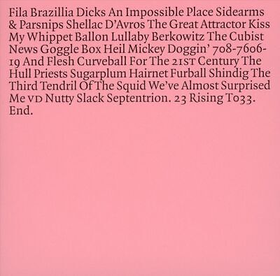 Cover for Fila Brazillia · Dicks (CD) (2004)