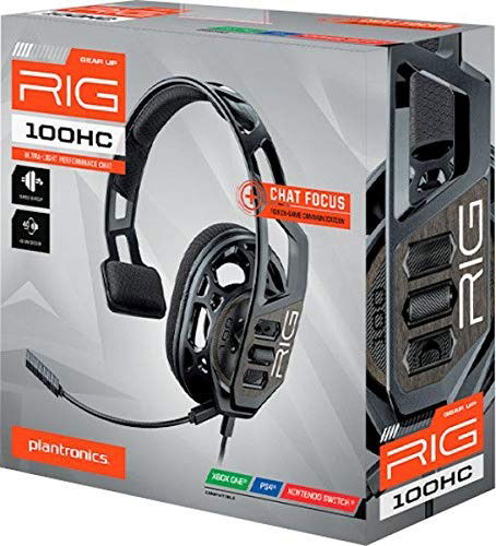 Plantronics RIG 100HC Mono Wired Gaming Headset  Black Multi - Multi - Game - Plantronics - 5033588053781 - 