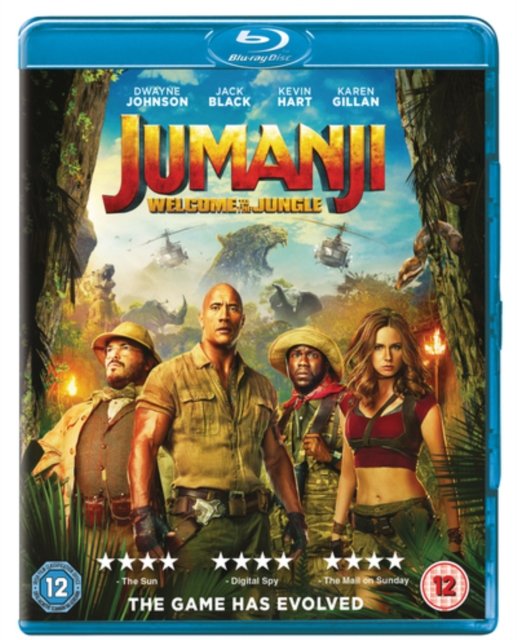 Cover for Jumanji - Welcome to the Jungl · Jumanji Welcome To The Jungle (Blu-ray) (2019)