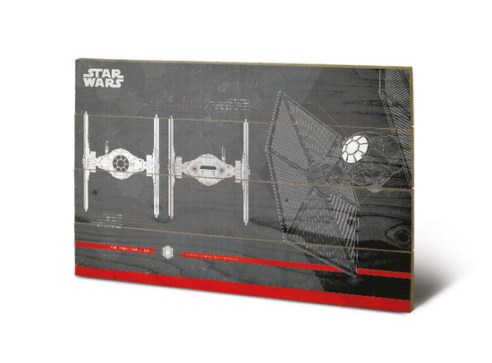 Star Wars: The Last Jedi - Tie Fighter Plans (Stampa Su Legno 59X40Cm) - Star Wars: The Last Jedi - Merchandise -  - 5051265969781 - 