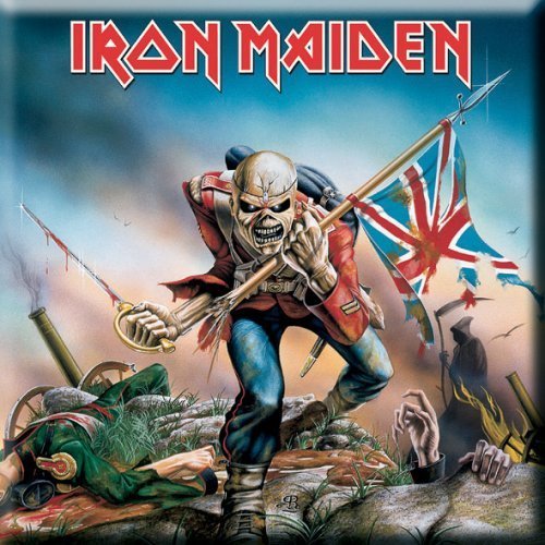 Iron Maiden Fridge Magnet: The Trooper - Iron Maiden - Merchandise - Global - Accessories - 5055295313781 - 1. juni 2014