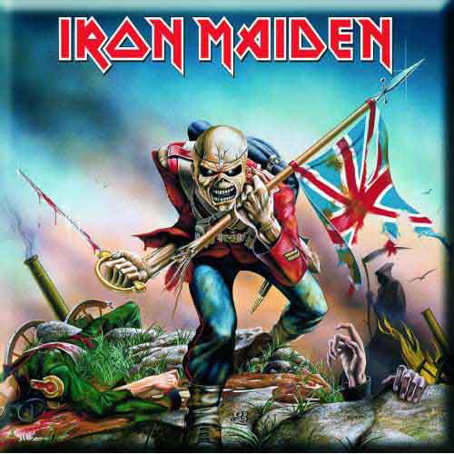 Iron Maiden Fridge Magnet: The Trooper - Iron Maiden - Produtos - Global - Accessories - 5055295313781 - 1 de junho de 2014