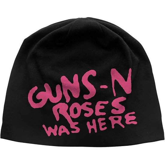 Cover for Guns N Roses · Guns N' Roses Unisex Beanie Hat: Was Here JD Print (TØJ)