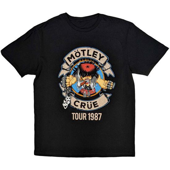 Motley Crue Unisex T-Shirt: Girls Girls Girls Tour '87 - Mötley Crüe - Merchandise -  - 5056561086781 - 