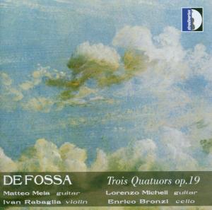 Three Quartets - De Fossa / Micheli / Mela / Rabaglia / Bronzi - Musique - STV - 8011570336781 - 3 août 2004