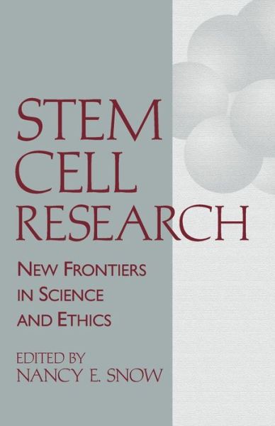 Cover for Stem Cell Research: New Frontiers in Science and Ethics (Paperback Book) (2015)
