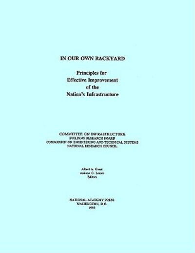 Cover for National Research Council · In Our Own Backyard: Principles for Effective Improvement of the Nation's Infrastructure (Hardcover Book) (1994)