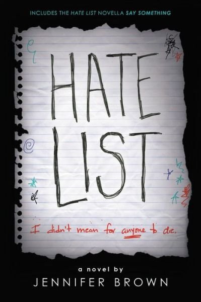 Cover for Jennifer Brown · Hate List (Paperback Bog) (2017)