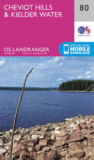 Cover for Ordnance Survey · Cheviot Hills &amp; Kielder Water - OS Landranger Map (Landkart) [February 2016 edition] (2016)
