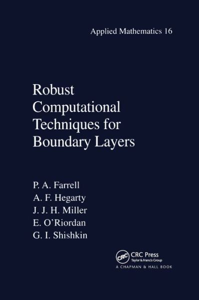 Cover for Paul Farrell · Robust Computational Techniques for Boundary Layers (Paperback Book) (2019)