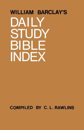 Cover for William Barclay · William Barclay's Daily Study Bible Index (Paperback Book) [2 Revised edition] (1978)