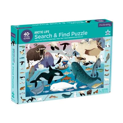 Cover for Mudpuppy · Arctic Life Search &amp; Find Puzzle (GAME) (2022)