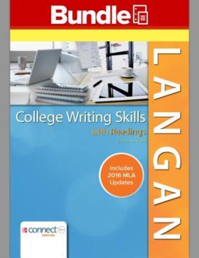 Cover for John Langan · College Writing Skills with Readings, 9e Loose-Leaf MLA Update and Connect Writing Access Card (Bok) (2017)