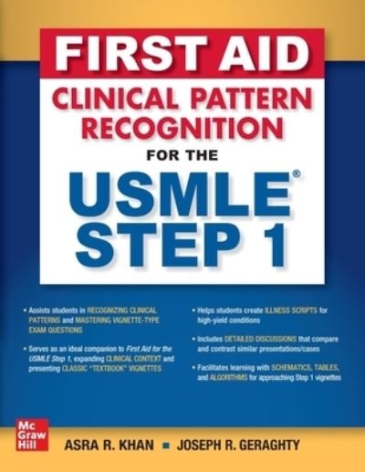 Cover for Asra R. Khan · First Aid Clinical Pattern Recognition for the USMLE Step 1 (Pocketbok) (2021)
