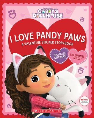 Cover for Scholastic Inc. · Gabby Loves Pandy: A Valentine Sticker Storybook (Gabby's Dollhouse) (Media Tie-In) (Pocketbok) (2022)