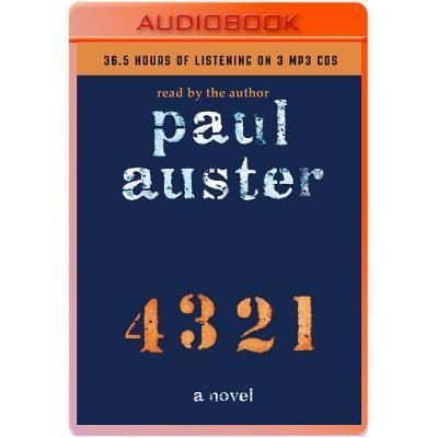 Cover for Paul Auster · 4 3 2 1 A Novel (CD) (2017)