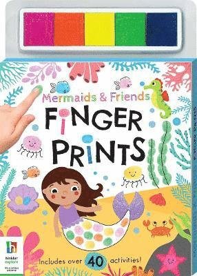 Cover for Hinkler Pty Ltd · Mermaids &amp; Friends Finger Prints - Mermaids (Paperback Book) (2021)