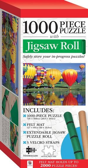 Jigsaw Roll with 1000-Piece Puzzle: Balloons (2018 Ed) - Mindbogglers - Hinkler Books Hinkler Books - Brætspil - Hinkler Books - 9781488937781 - 1. december 2018