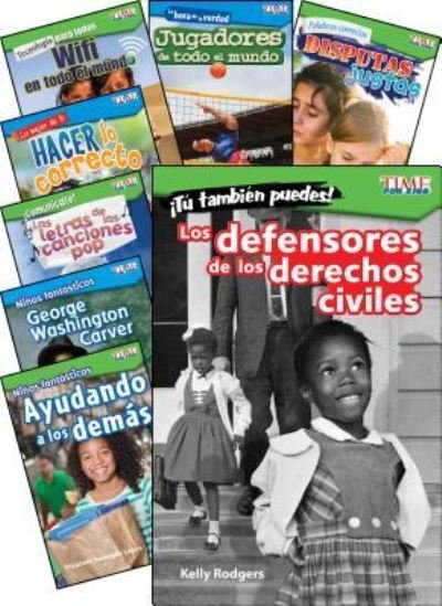 Cover for Teacher Created Materials · Time for Kids Social Studies Grades 2-3 Spanish, 8-Book Set (Paperback Bog) (2018)