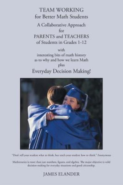 Cover for James Elander · Team Working for Better Math Students (Paperback Book) (2017)