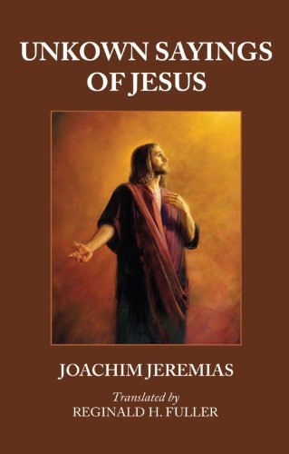 Cover for Joachim Jeremias · Unknown Sayings of Jesus: (Taschenbuch) (2008)