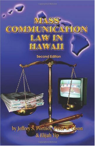 Cover for Elijah Yip · Mass Communication Law in Hawaii (Paperback Book) [2nd edition] (2003)