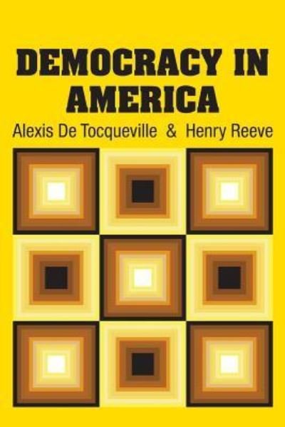 Cover for Alexis De Tocqueville · Democracy in America (Paperback Bog) (2018)