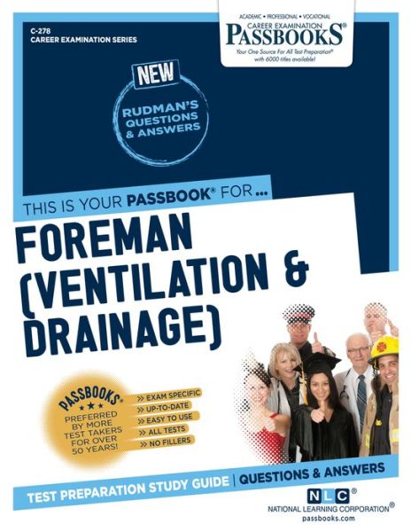 Cover for National Learning Corporation · Foreman (Ventilation &amp; Drainage) (Paperback Book) (2020)