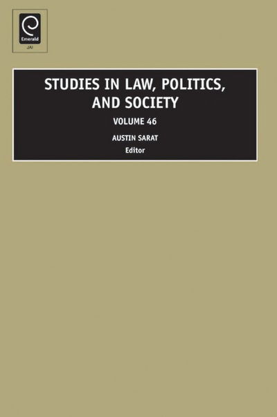 Cover for Austin Sarat · Studies in Law, Politics, and Society - Studies in Law, Politics, and Society (Hardcover Book) (2008)