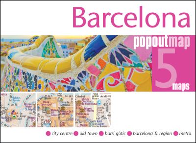 Barcelona PopOut Map: Pocket size, pop up map of Barcelona city centre - PopOut Maps - Popout Map - Boeken - Heartwood Publishing - 9781914515781 - 3 januari 2024