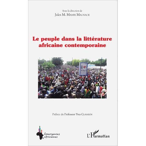 Cover for Jules M. Mambi Magnack · Le peuple dans la littérature africaine contemporaine (Paperback Book) (2020)