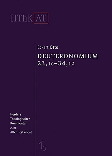 Cover for Otto · Deuteronomium 23,16-34,12 (Buch) (2017)