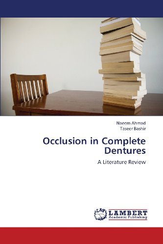 Cover for Taseer Bashir · Occlusion in Complete Dentures: a Literature Review (Pocketbok) (2013)