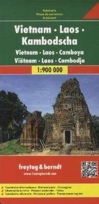 Cover for Freytag &amp; Berndt · Freytag &amp; Berndt Road Map: Vietnam Laos Cambodia (Innbunden bok) (2014)