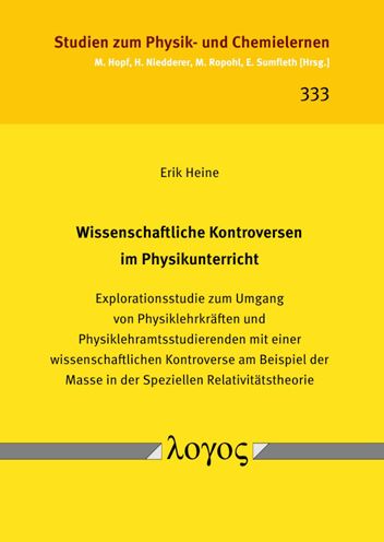 Cover for Erik Heine · Wissenschaftliche Kontroversen Im Physikunterricht (Paperback Book) (2022)