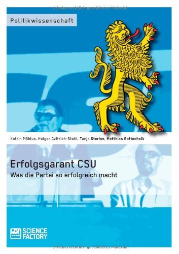 Cover for Holger Czitrich-stahl · Erfolgsgarant Csu (Taschenbuch) [German edition] (2013)
