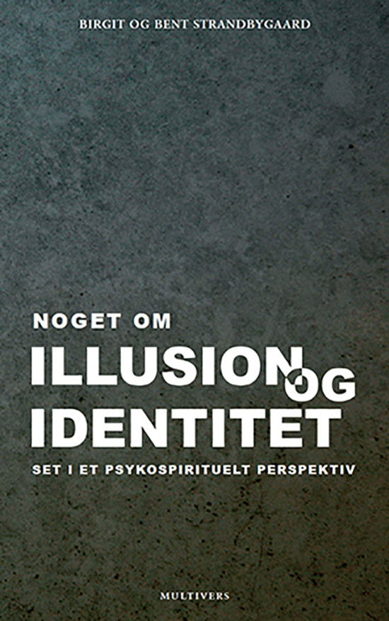 Cover for Birgit og Bent Strandbygaard · Noget om illusion og identitet (Hæftet bog) [1. udgave] (2014)