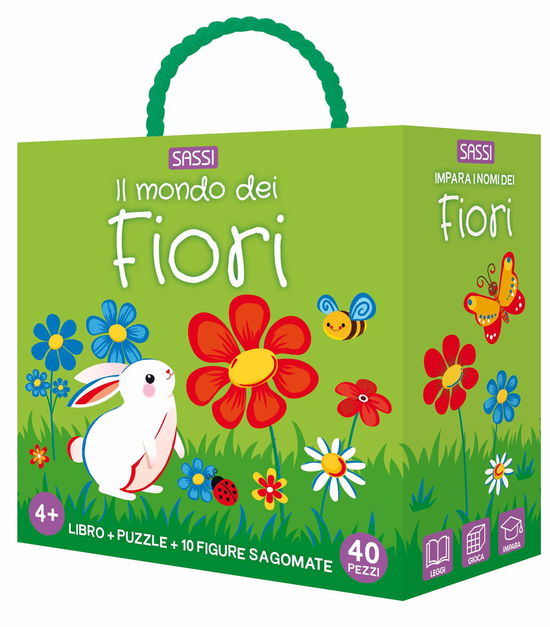 Cover for Matteo Gaule · Il Mondo Dei Fiori. Q-Box. Con 10 Figure Sagomate. Con Puzzle (Book)