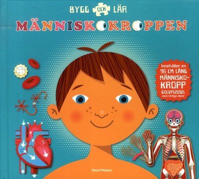 Cover for Anita Ganeri · Bygg och lär människokroppen - pussel (Indbundet Bog) (2017)