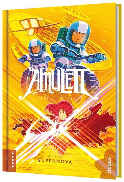 Amulett: Amulett. Supernova - Kazu Kibuishi - Livros - Bokförlaget Hegas - 9789175437781 - 1 de outubro de 2018