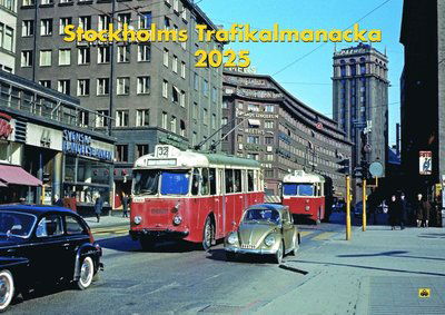 Cover for Stockholms Trafikalmanacka 2025 (Book) (2024)