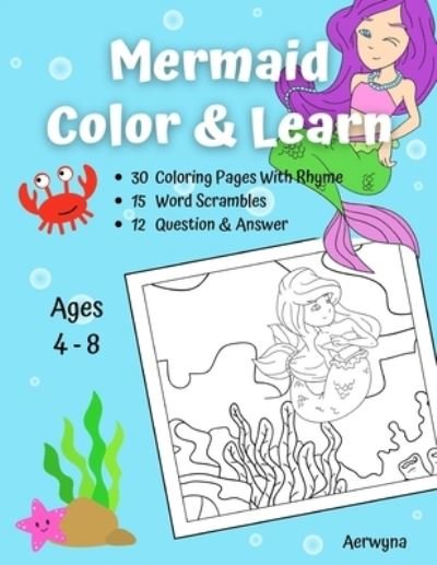 Cover for Aerwyna · Mermaid Color &amp; Learn (Pocketbok) (2020)