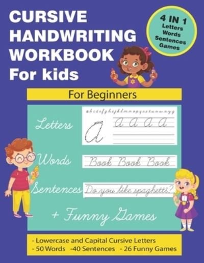 Cover for Jaz Mine · Cursive Handwriting Workbook for Kids (Paperback Bog) (2020)