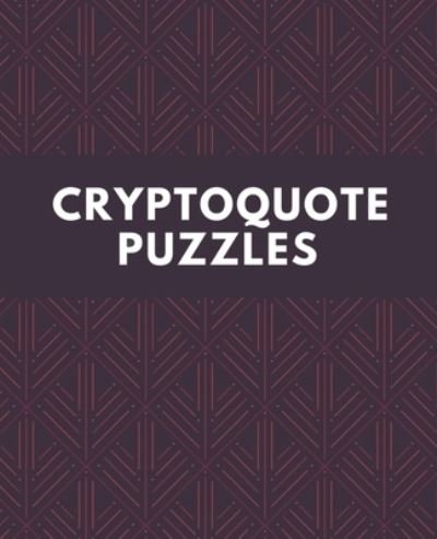 Cover for No - Ov · Cryptoquote Puzzles (Paperback Book) (2020)