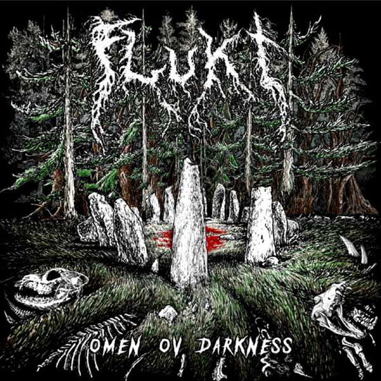Cover for Flukt · Omen Ov Darkness (LP) (2025)